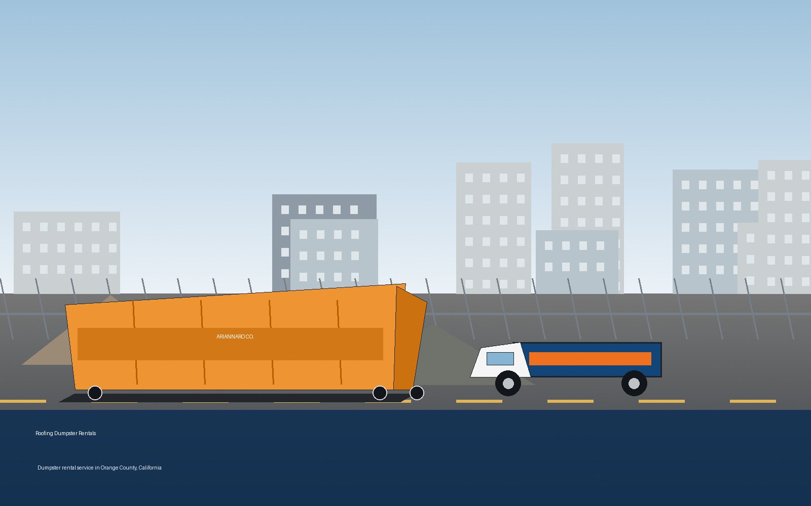 Roofing Dumpster Rentals in Orange County